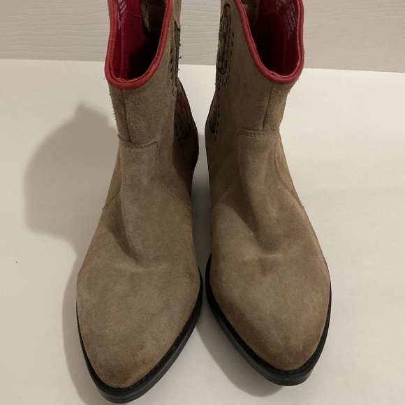 Laredo Butterfly Flutter Western Cowgirl Ankle Booties, Size 7.5 - Picture 5 of 7